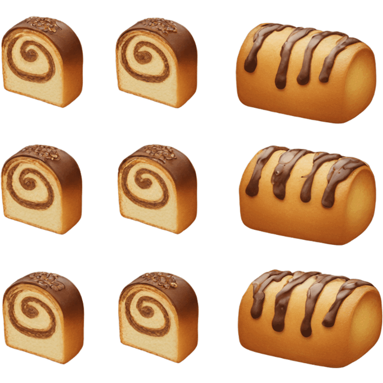 roll cakes emoji