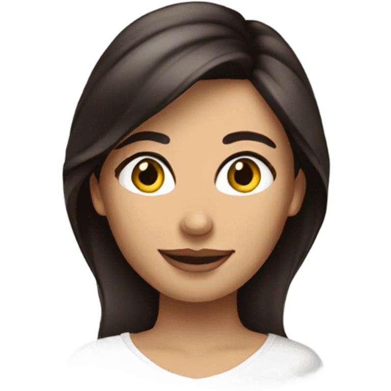 brunette pretty woman emoji