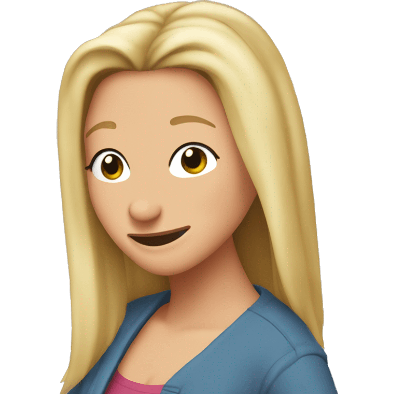 Phoebe buffay winking emoji