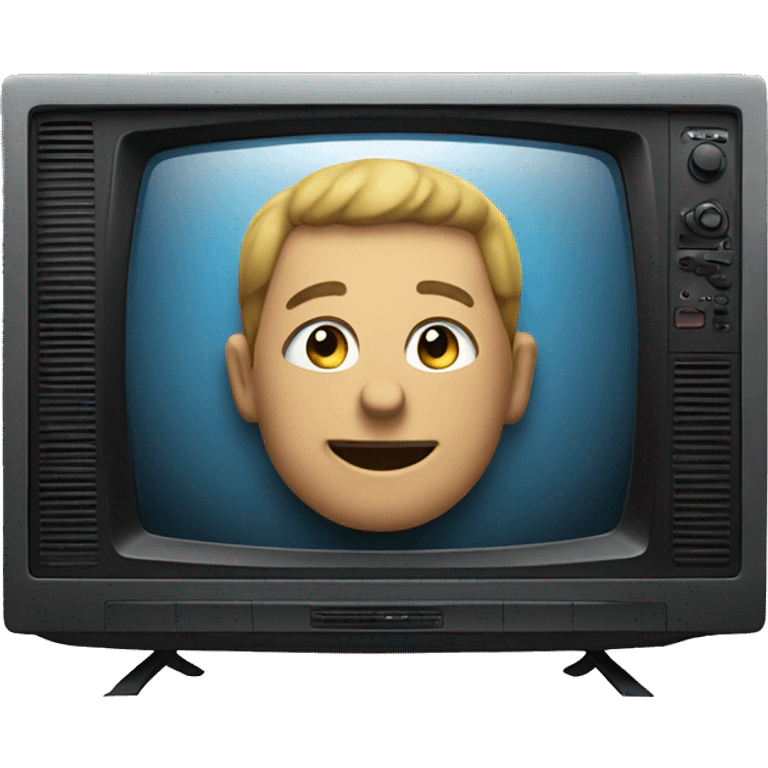 Show the back of a flat screen tv emoji