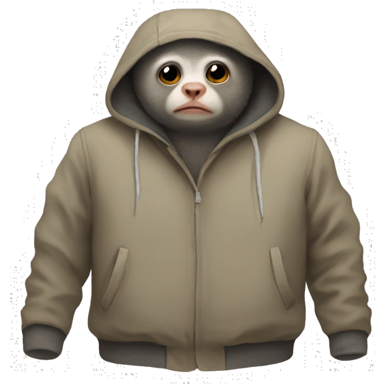 Sad jacket potto  emoji