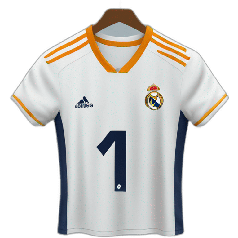 Real madrid jersey with number 16 on it emoji