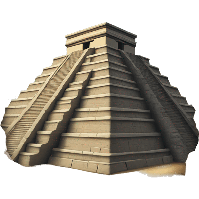 
mayan pyramid with geotag emoji