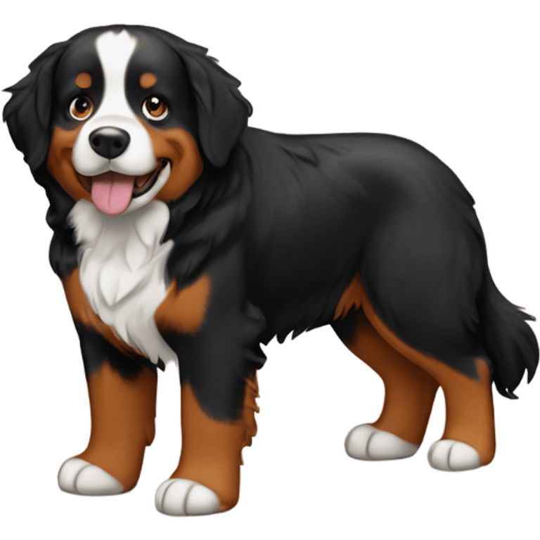 Bernese mountain dog girl  emoji