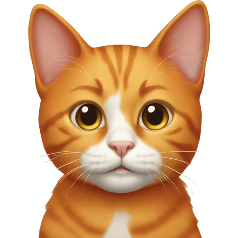 Orange cat emoji