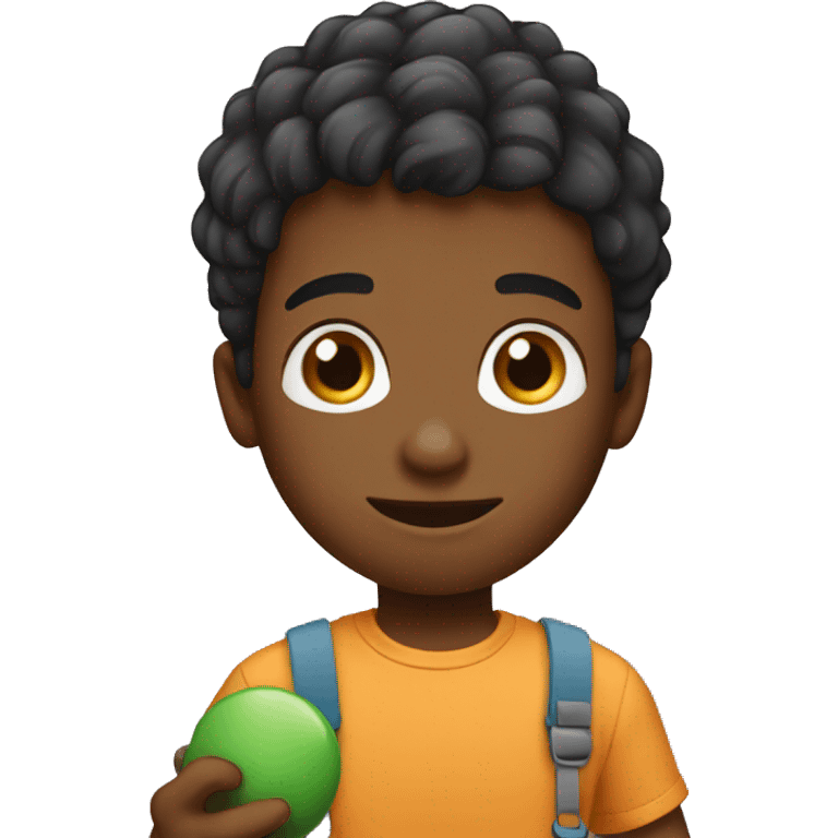 boy with toy emoji