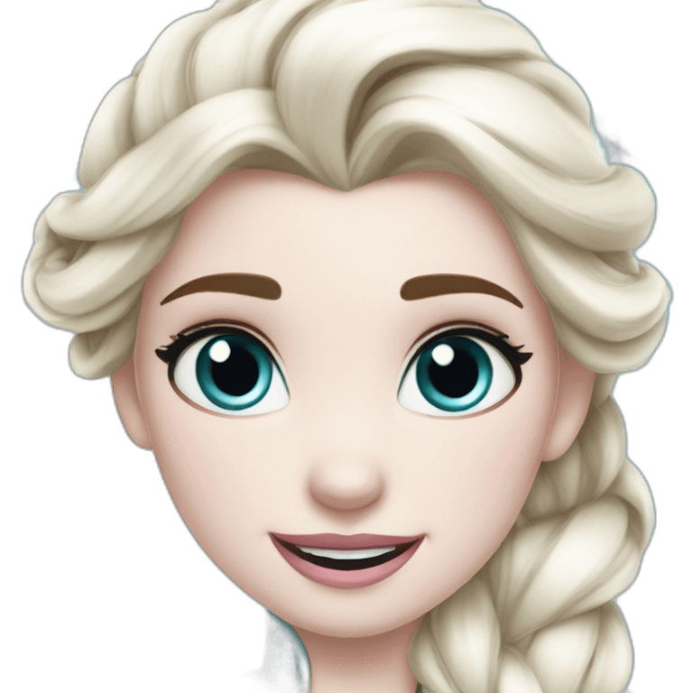 frozen Elsa princes emoji