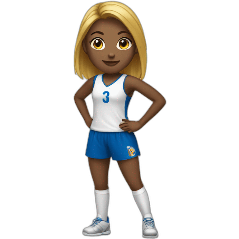 fille volley emoji