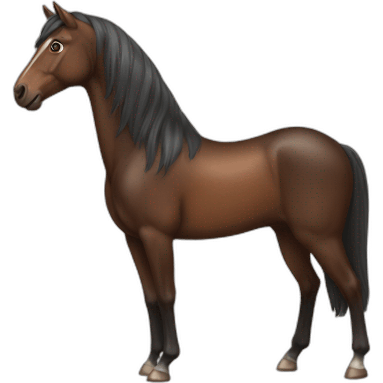 Cheval marron emoji