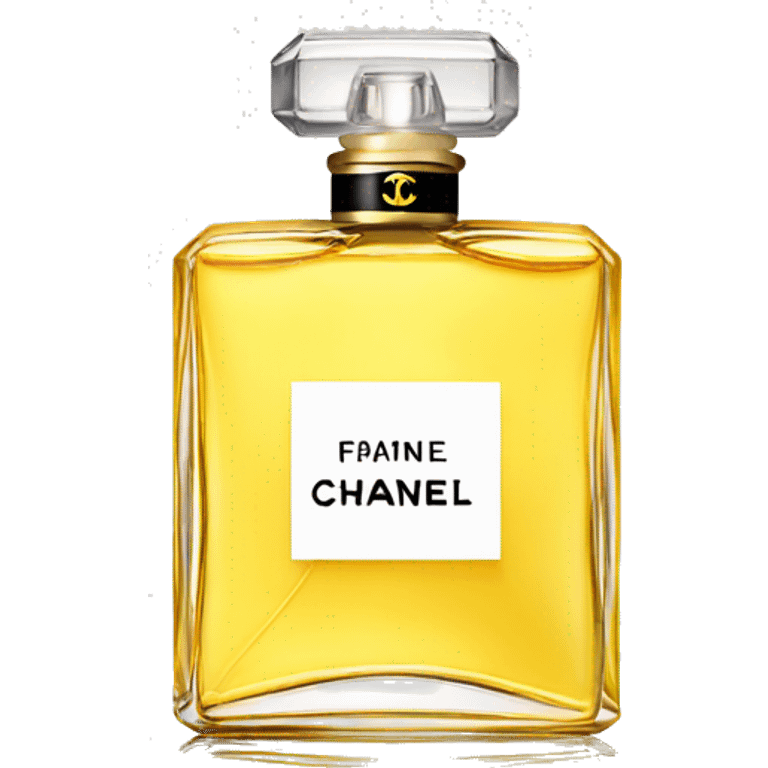 Yellow Chanel perfume  emoji