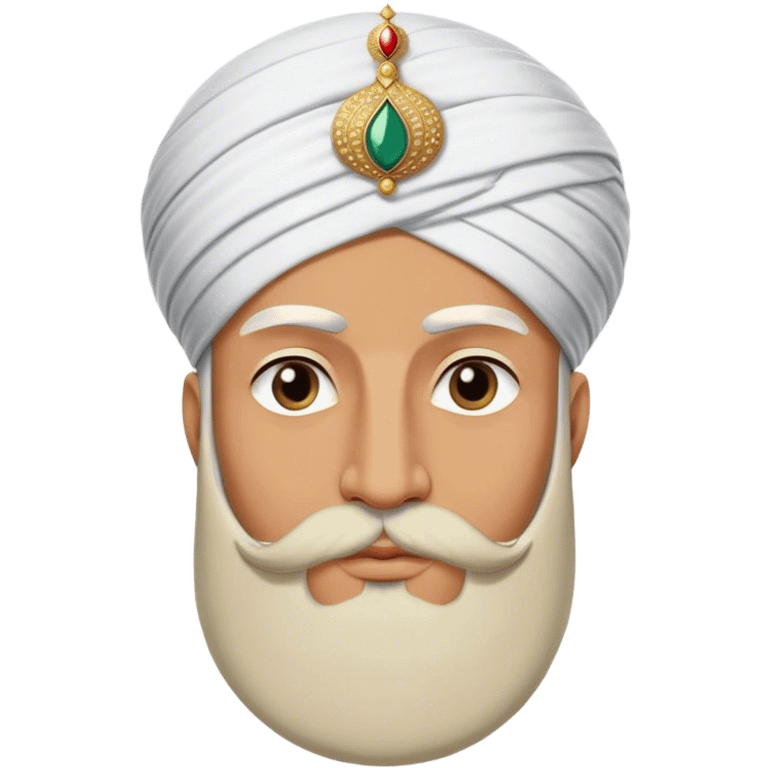 ​Cinematic Realistic Portrait of Suleiman the Magnificent, depicted as a regal Ottoman sultan adorned with a large, white, round, tall turban and a majesti beard, his commanding gaze bathed in warm, historic lighting that exudes timeless authority and grandeur, emoji