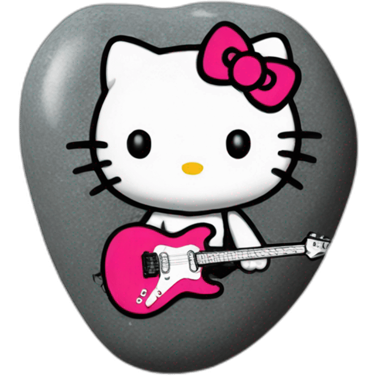 Hello kitty rock emoji