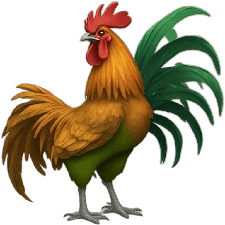 Swamp Rooster emoji