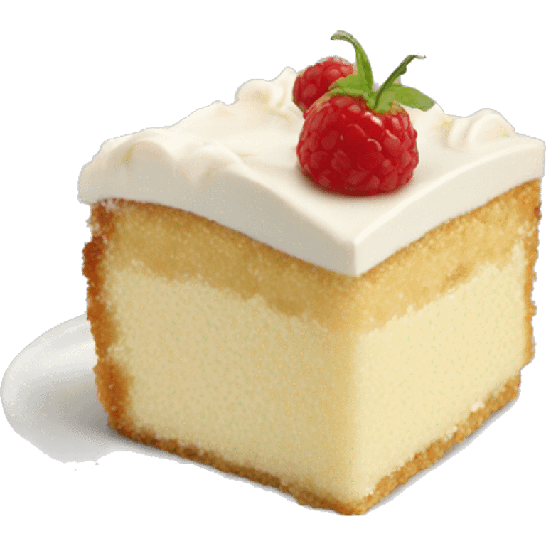 tres leches cake slice emoji