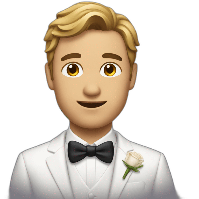 Homme qui demande en mariage emoji