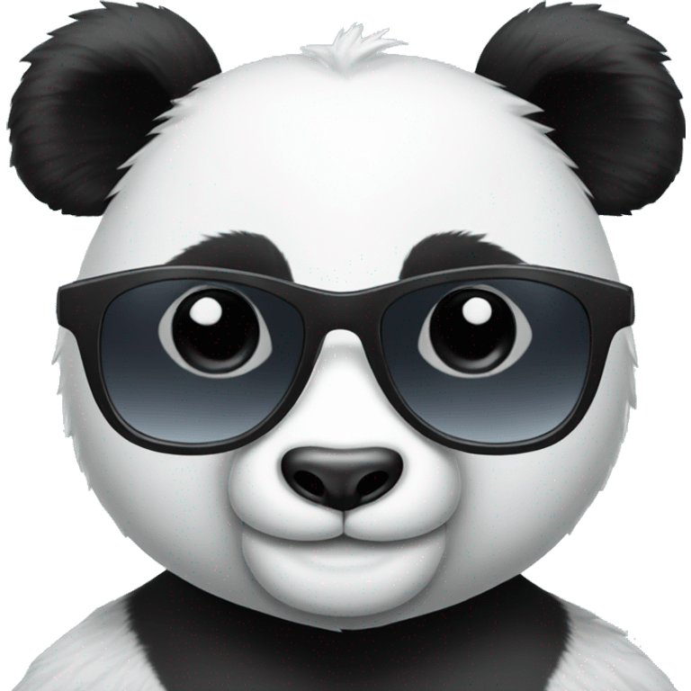 Panda wearing sunglasses  emoji