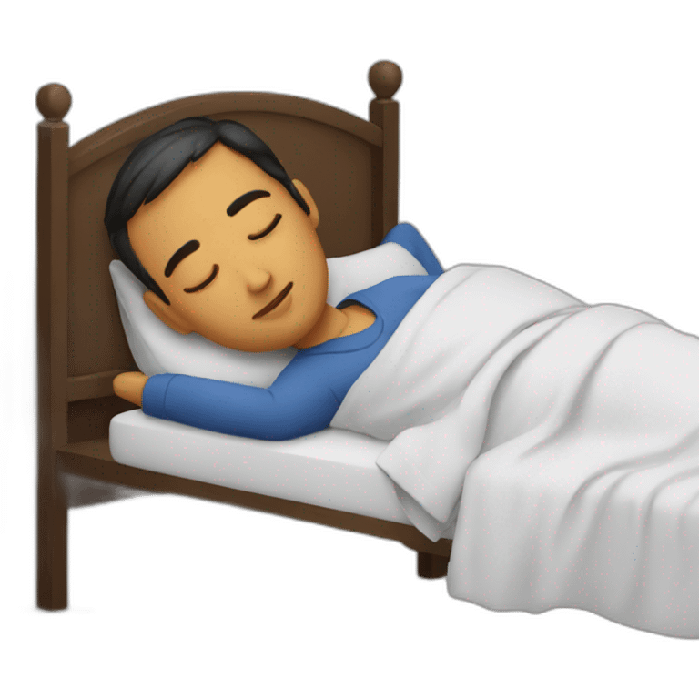 sleeping hindi man emoji