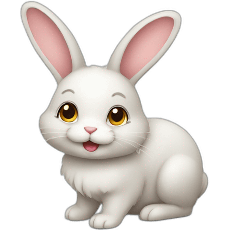 cute bunny emoji