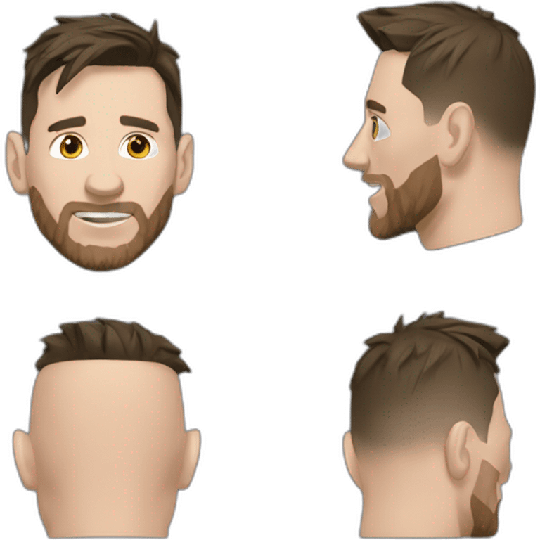 Messi pouce en bas emoji