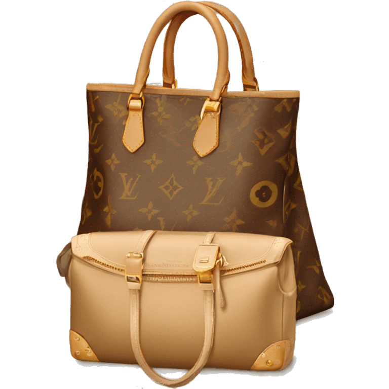 Louis vuitton beige  emoji