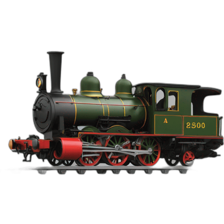 4-4-0 steam locomotive from the uk emoji