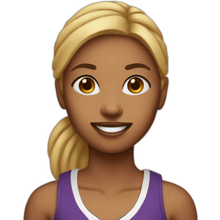 basketball girl emoji