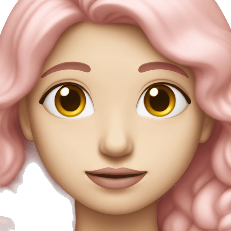 Cœur pastel rose emoji