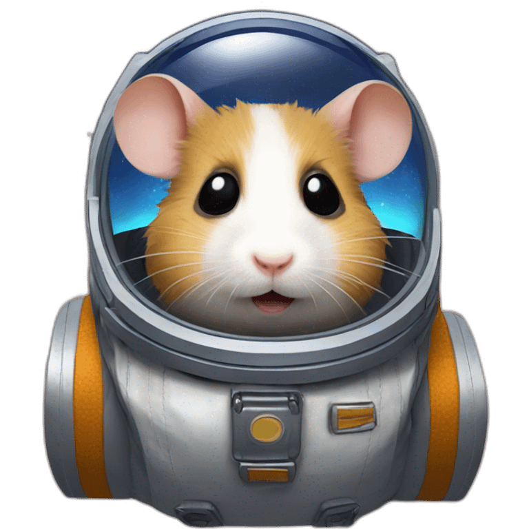 Space traveler hamster emoji