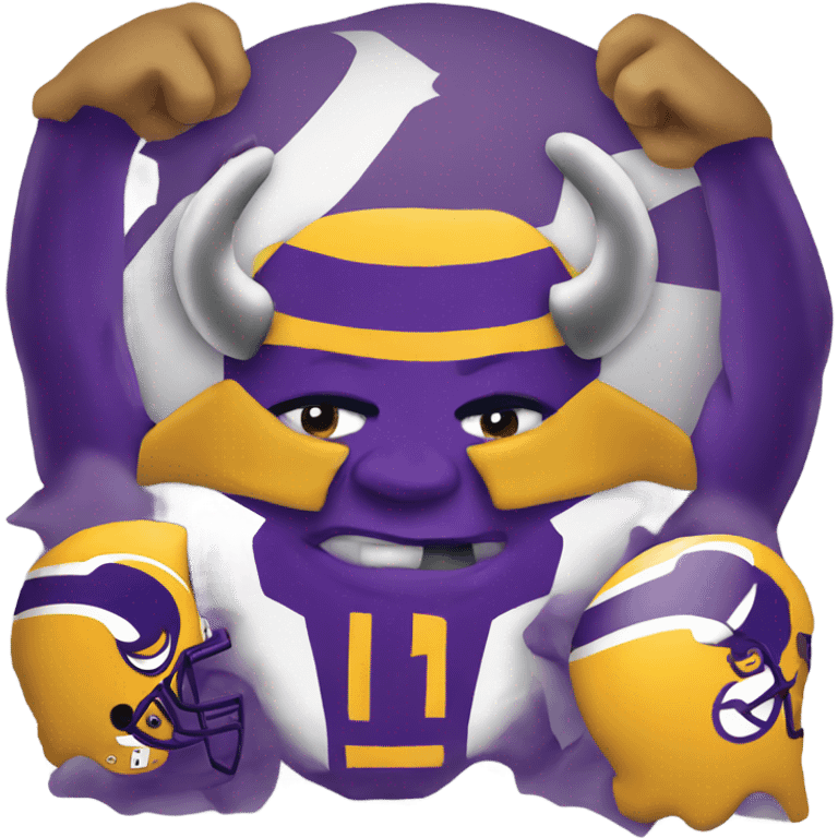 Minnesota Vikings logo emoji