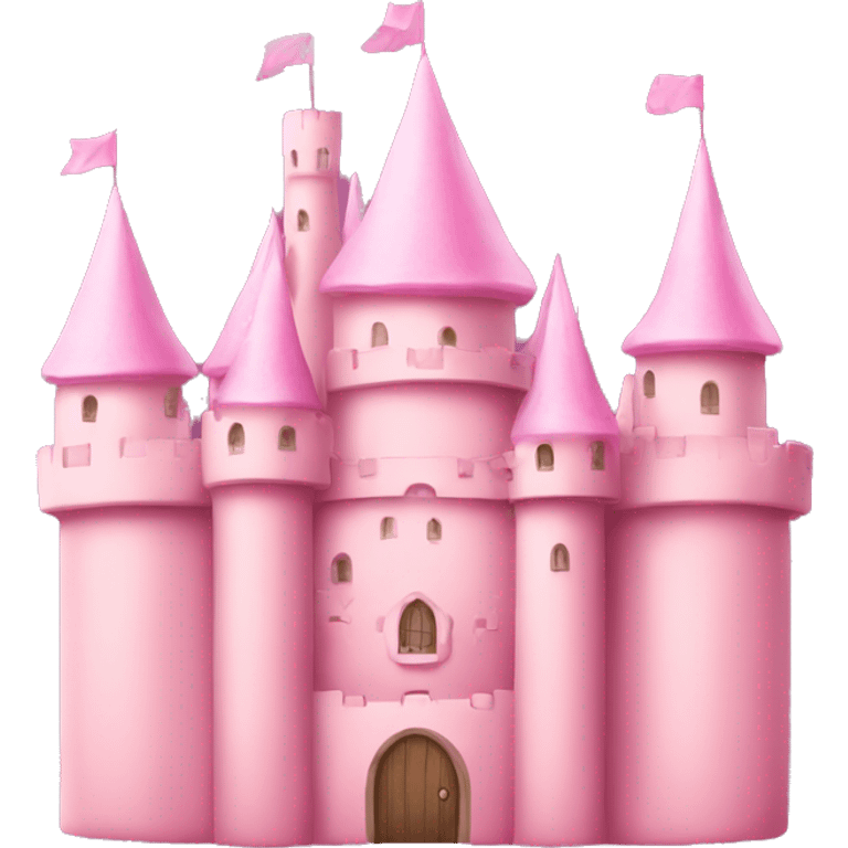 Soft pink castle  emoji