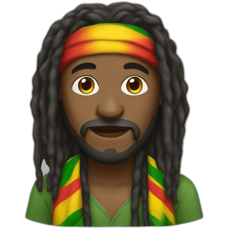 rasta man emoji