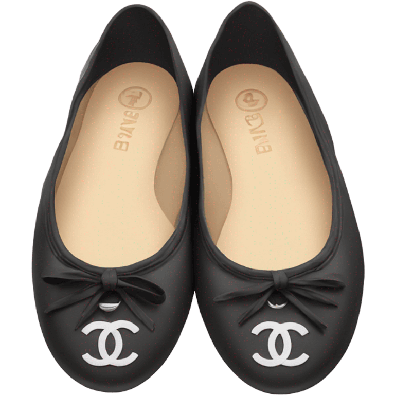 Chanel ballet flats emoji