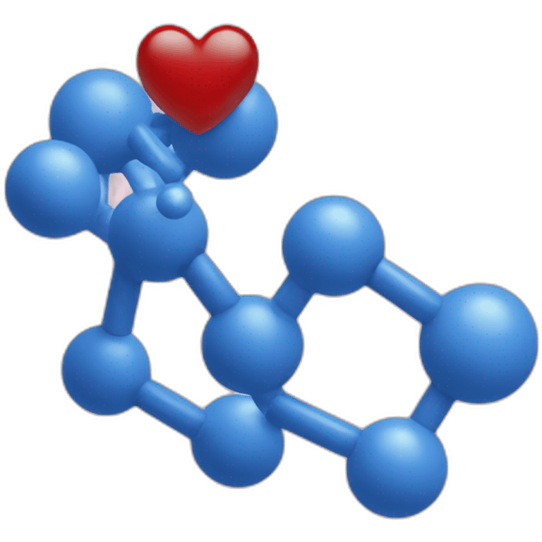 Molecule 5rapped in a heart organ emoji