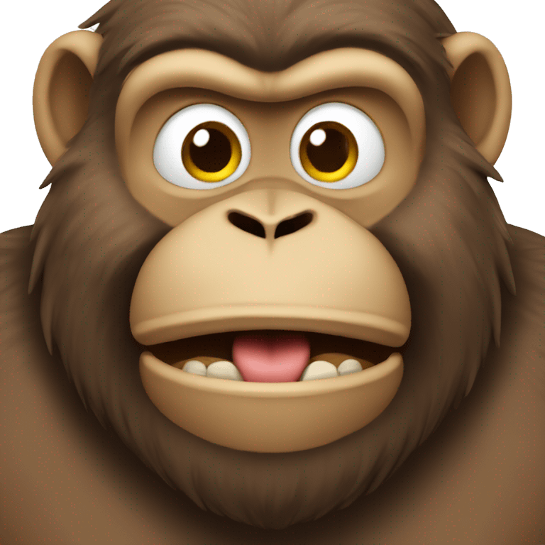 big fat monkey emoji