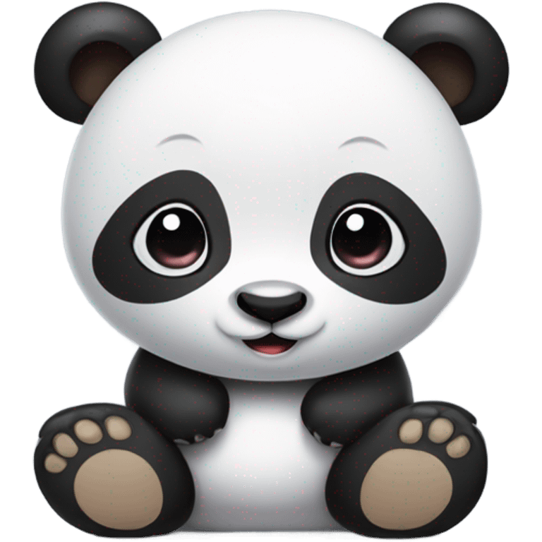 Stoned panda emoji