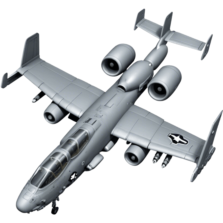 A-10 Thunderbolt II - Fairchild Republic (Grey) emoji