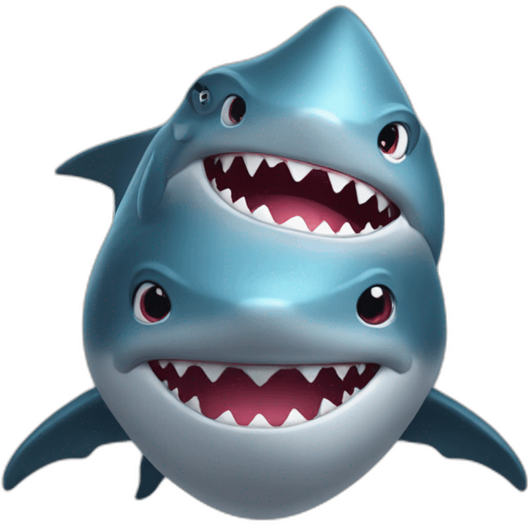 Shark love emoji