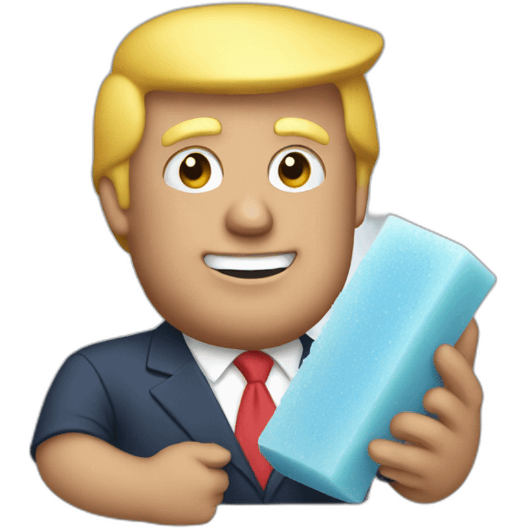 trump-holding-soap emoji