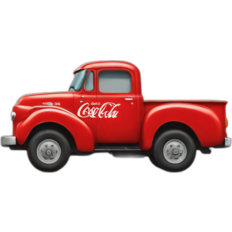 Truck coca cola emoji