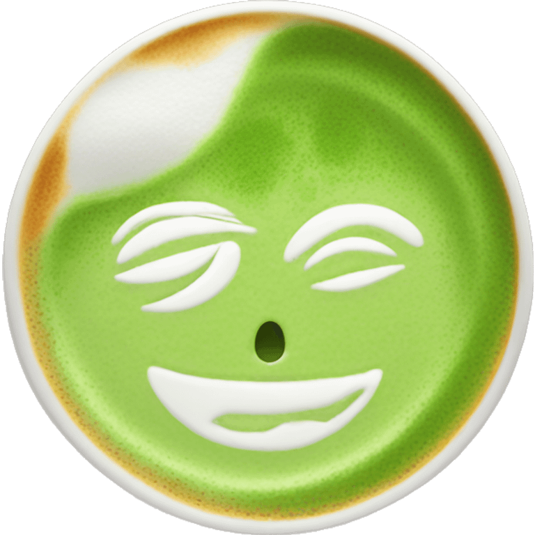 Matcha latte emoji