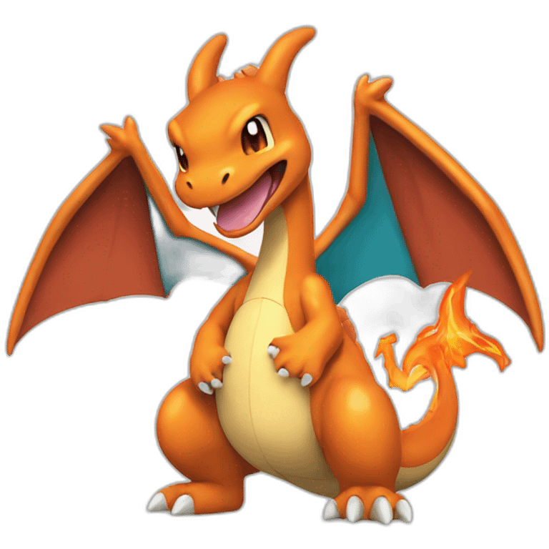 happy charizard emoji