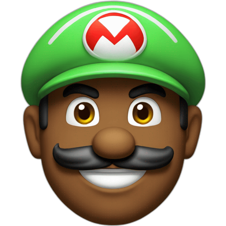 Super Mario doing cool emoji