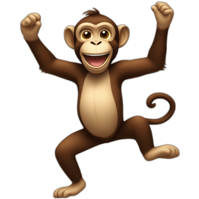 dancing monkey emoji