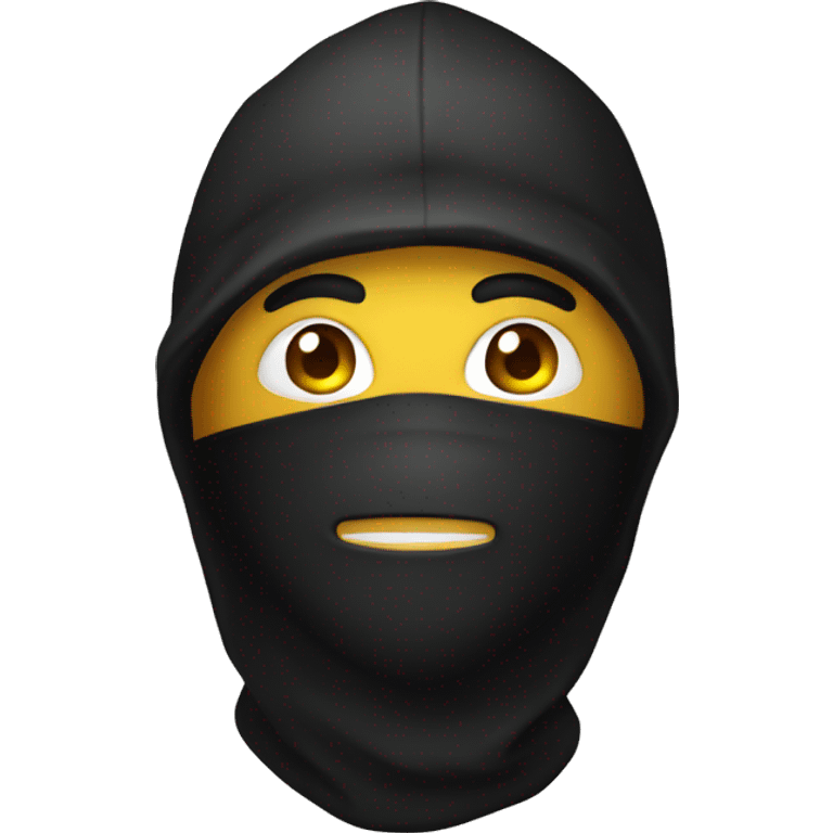 Robber costume  emoji