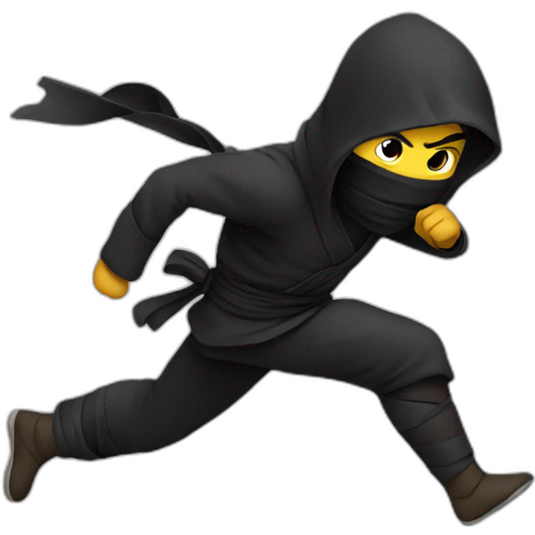 Ninja running  emoji