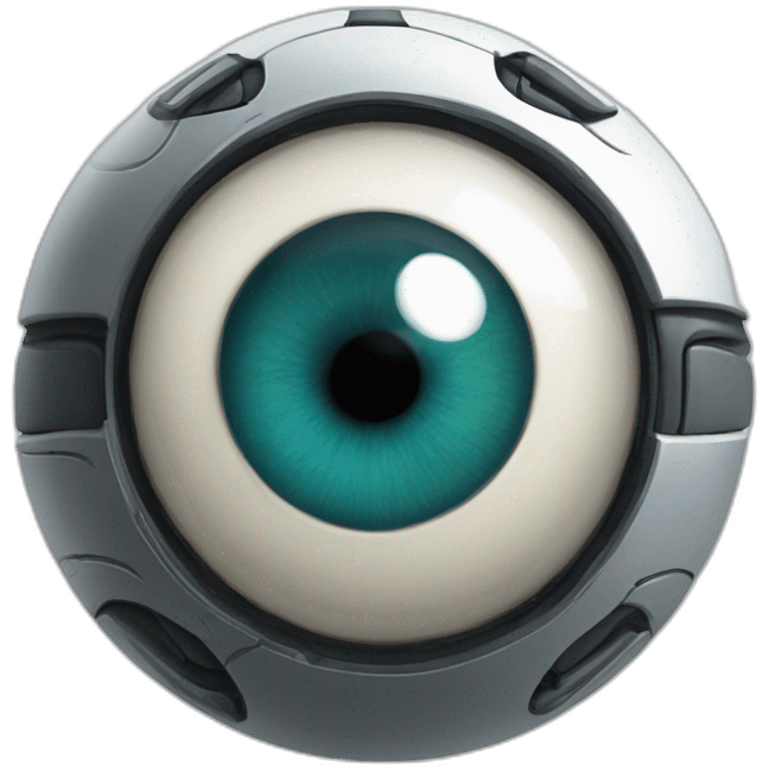 Robot eye ball emoji