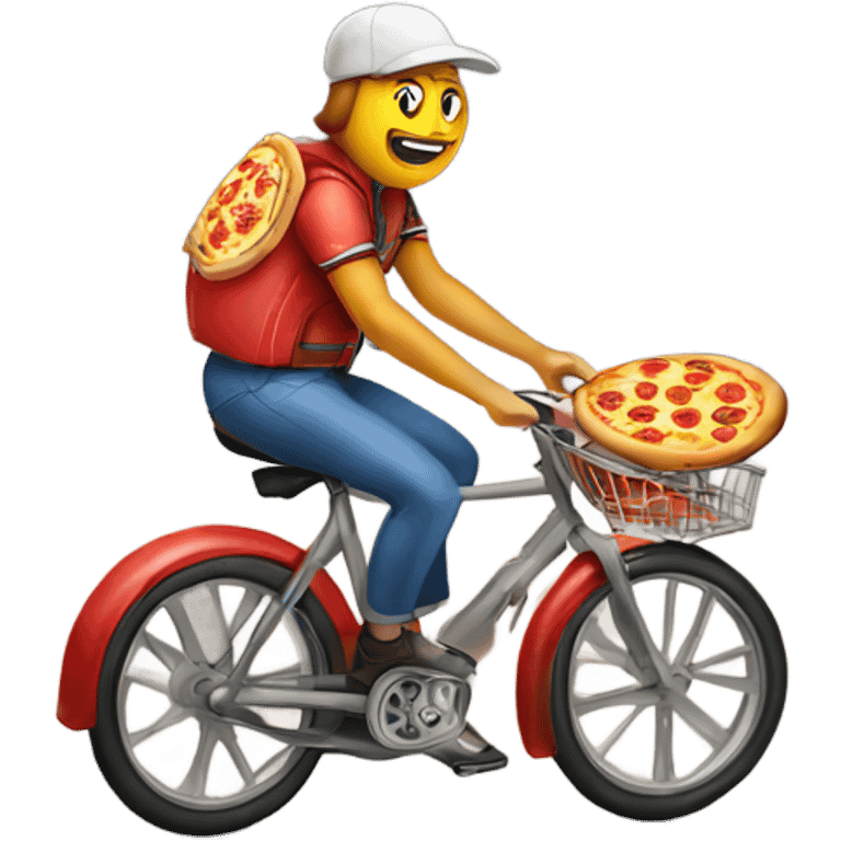 pizza on a bike emoji