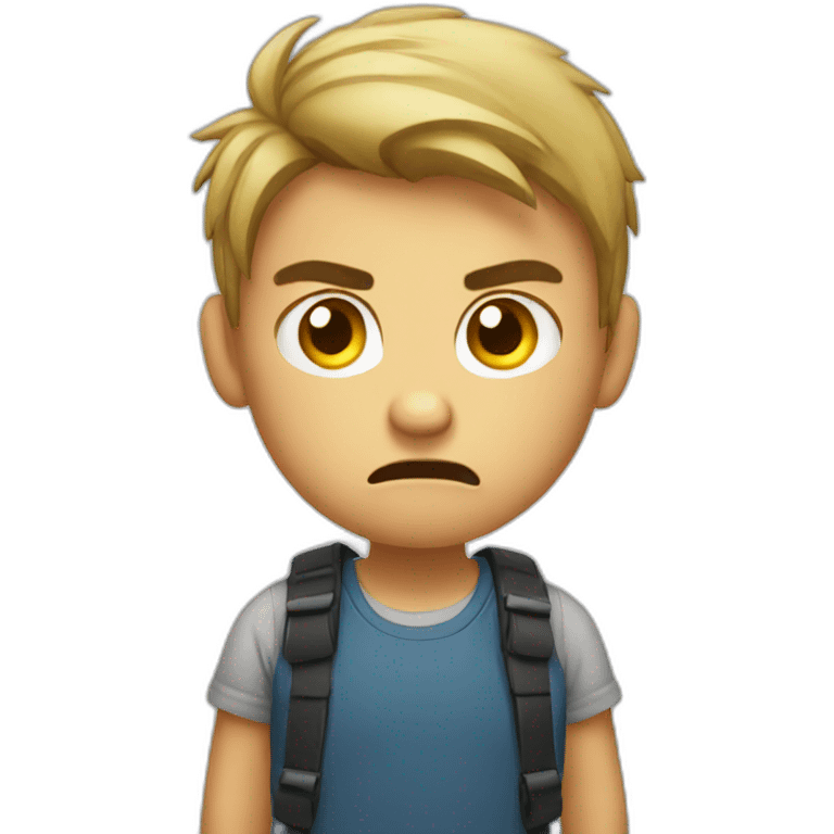 boy angry emoji