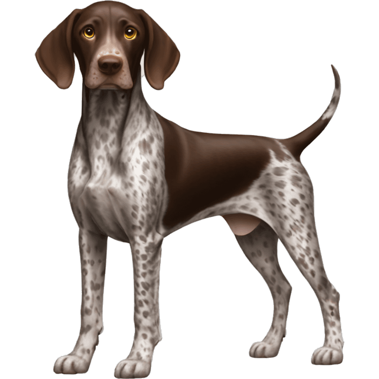 German Shorthaired Pointer Dog Breed Full Body emoji