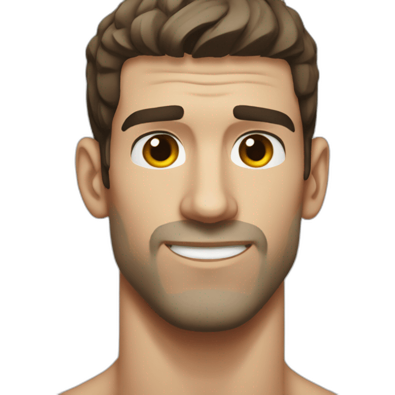 Michael Phelps (half body) emoji